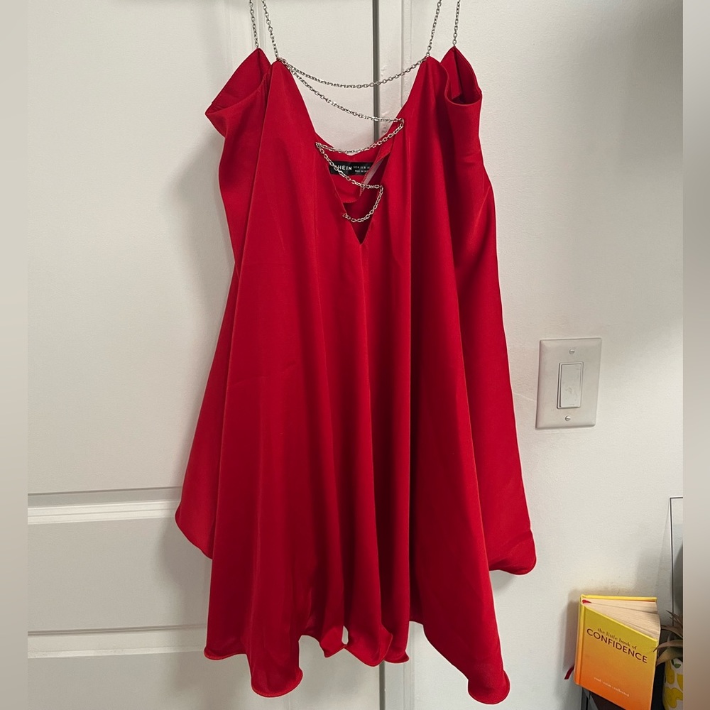 Red dress - bedazzled with rhinestones